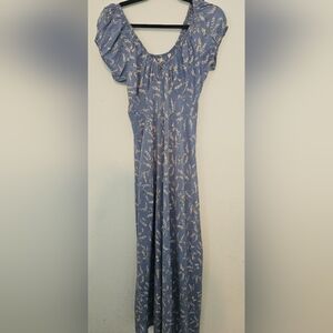 Doen Sofia Dress in Lapis Bluebell Balad - small S FLAWED